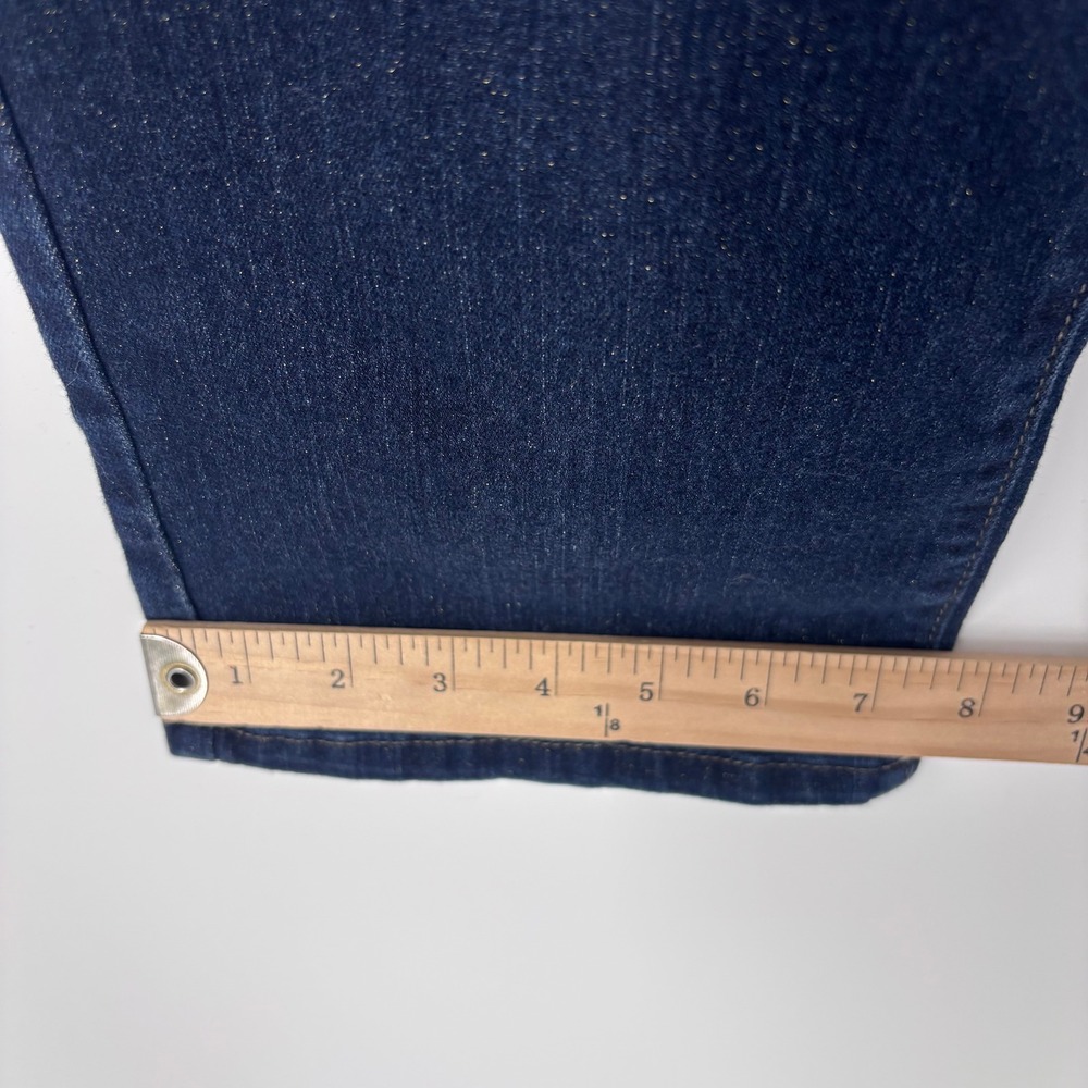 NYDJ Marilyn Straight Leg Jeans Womens 4 Dark Wash Indigo Denim Slimming Pants - Picture 2 of 13